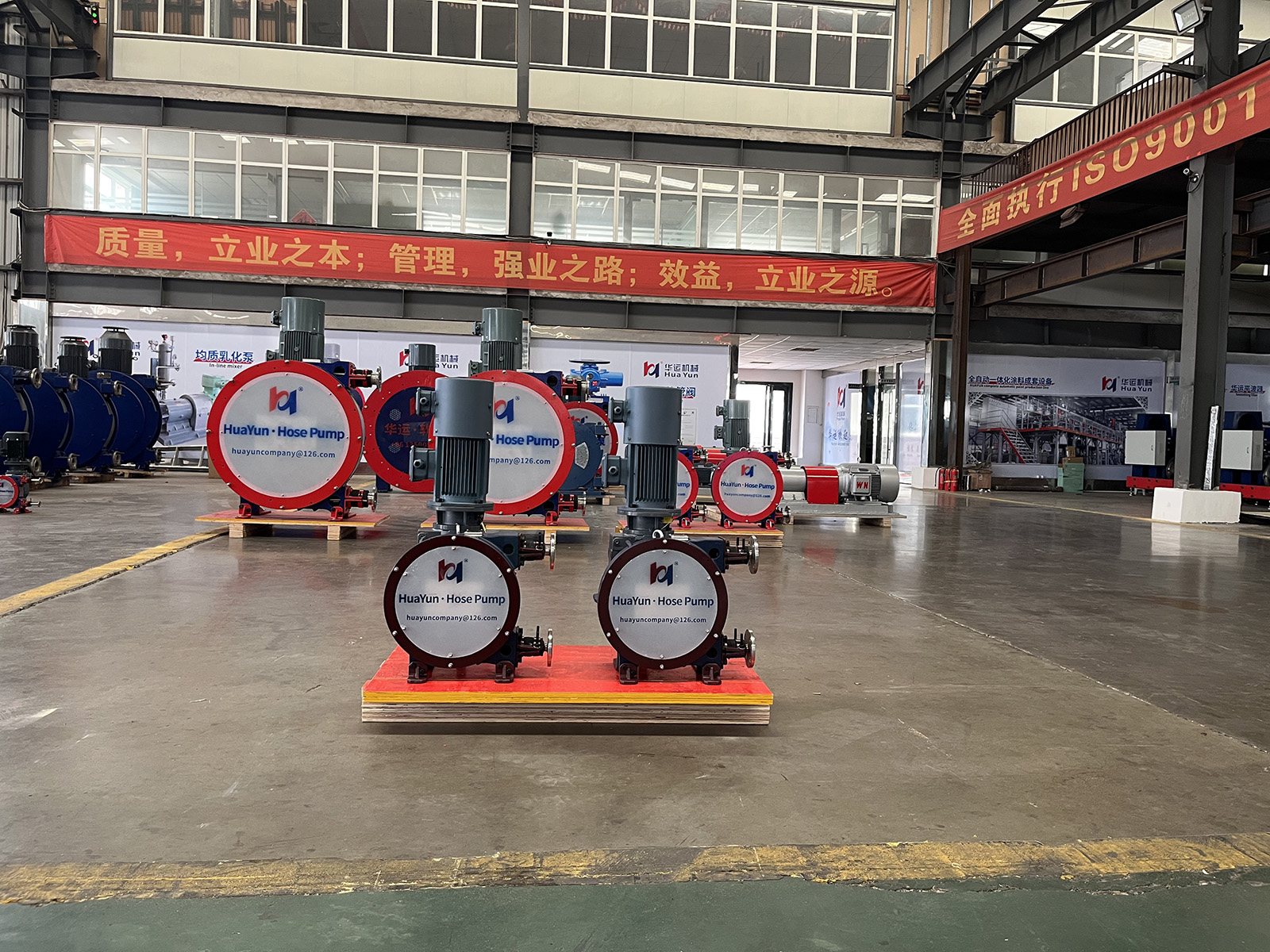 華運機械軟管泵發往歐洲，助力當地污水處理提質達標